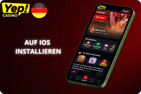 Auf iOS installieren Yep Casino
