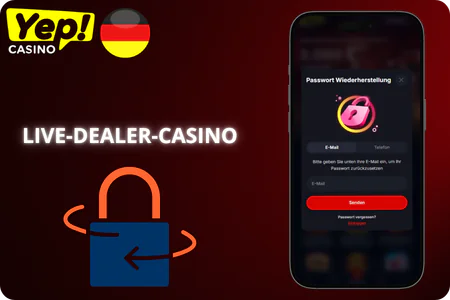 Yep Casino Passwort vergessen Zugang wiederherstellen Schritte