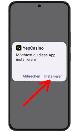Installieren Sie die App Yep
