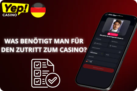 Yep Casino Login Zugangsdaten E-Mail Passwort Übersicht